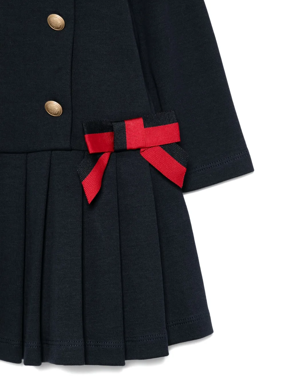 Patachou Bow-embellishment Dress In Black