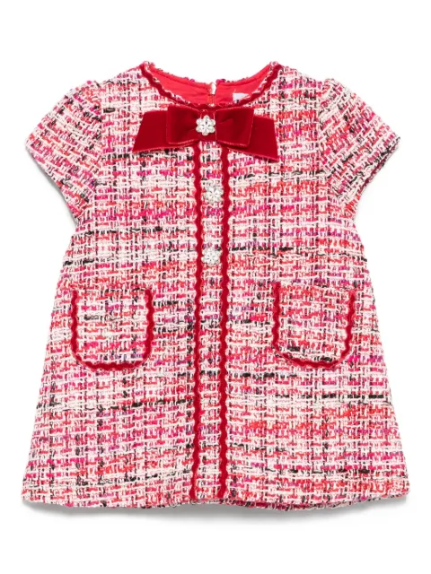 Patachou bow-embellishment dress