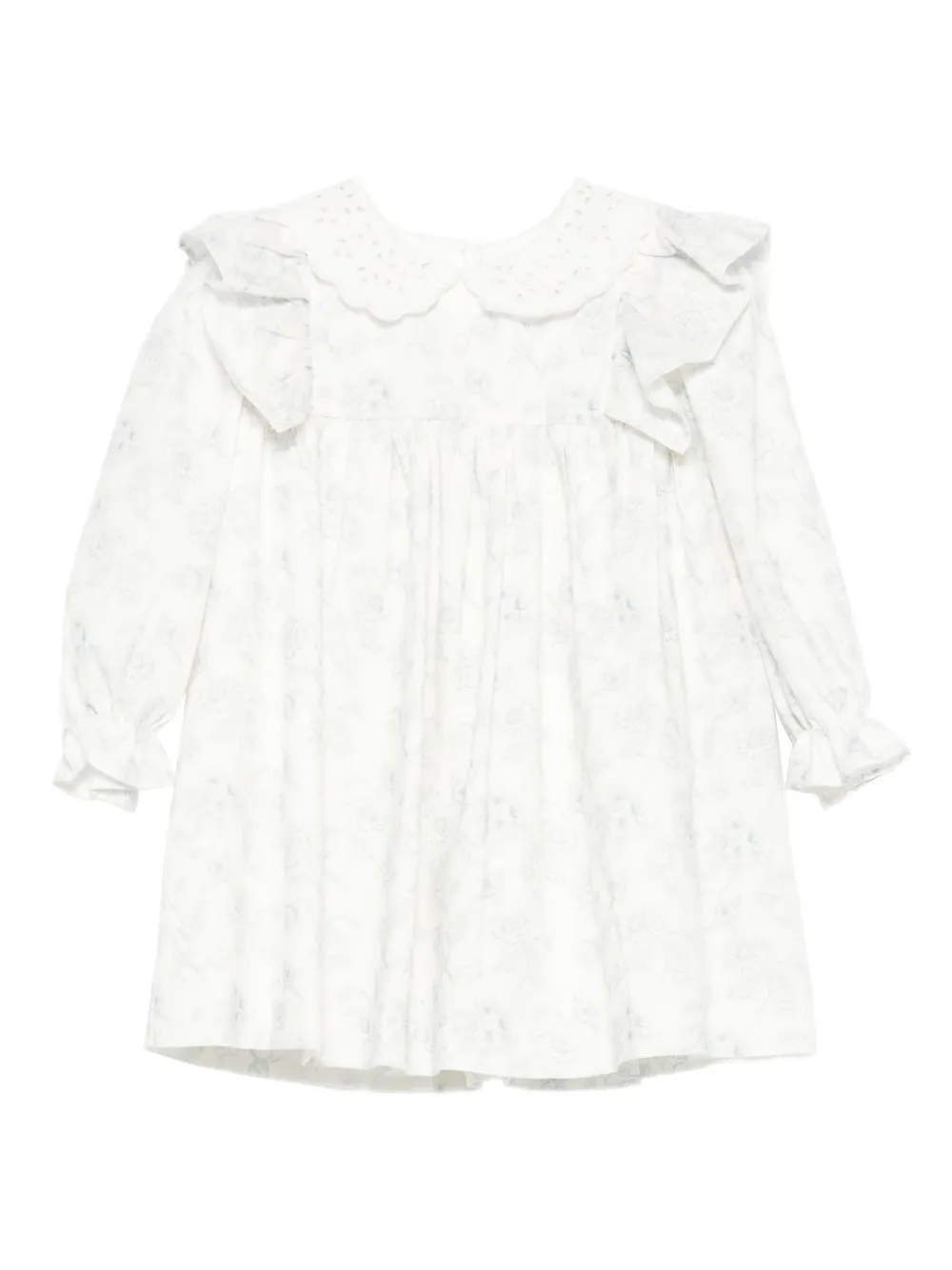 Patachou Floral-print Dress In White