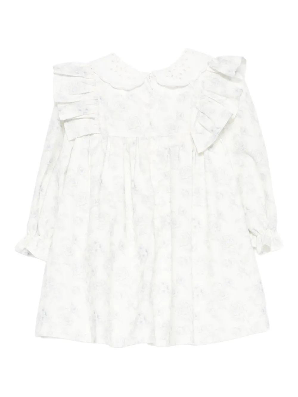 Patachou Floral-print Dress In White