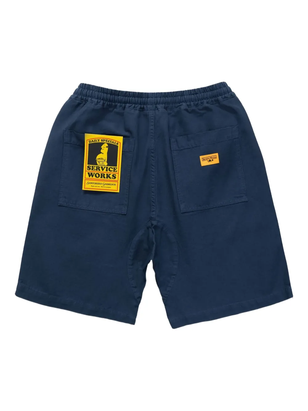 Service Works Chef logo-patch drawstring shorts | Shorts marin | Image 2