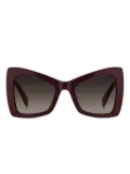 Marc Jacobs Eyewear butterfly-frame sunglasses - Brown