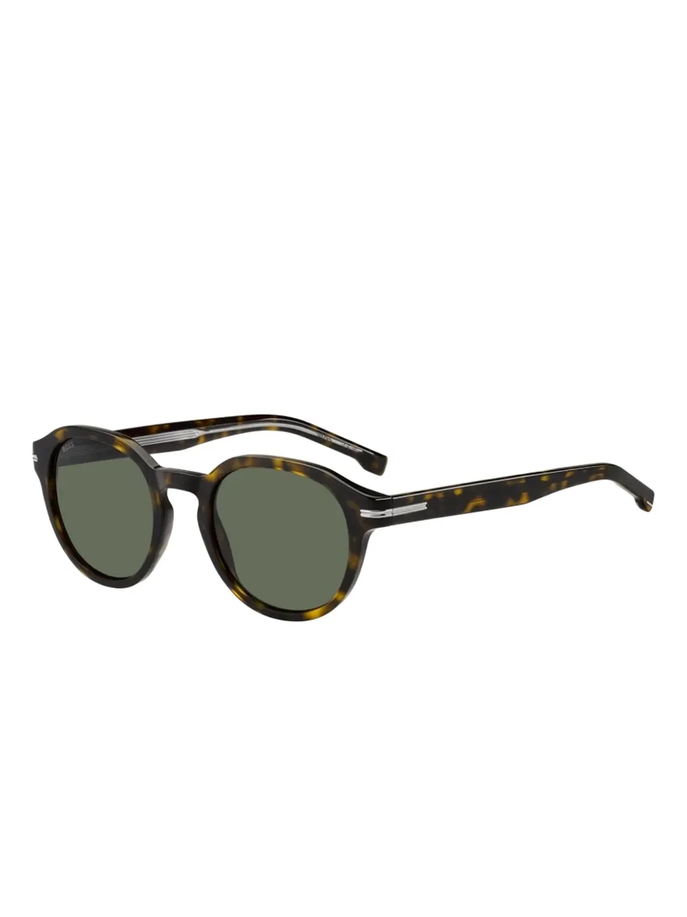 BOSS tortoiseshell round-frame sunglasses | Image 2