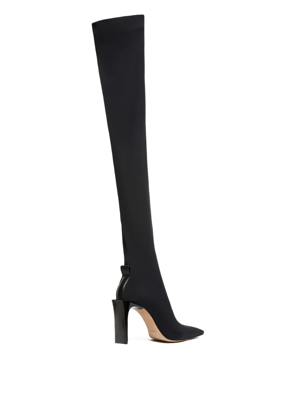 Sportmax 90mm pointed-toe heeled boots Black