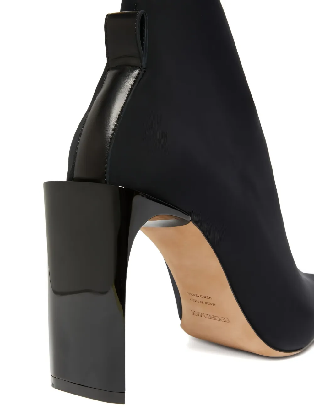 Sportmax 90mm pointed-toe heeled boots Black
