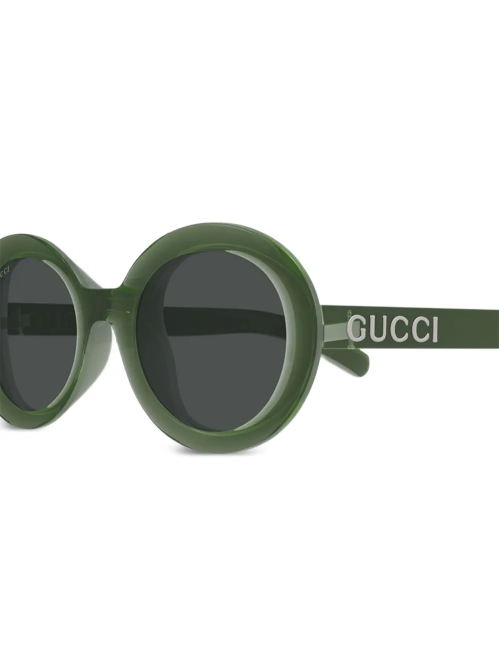 Gucci round-frame sunglasses Groen
