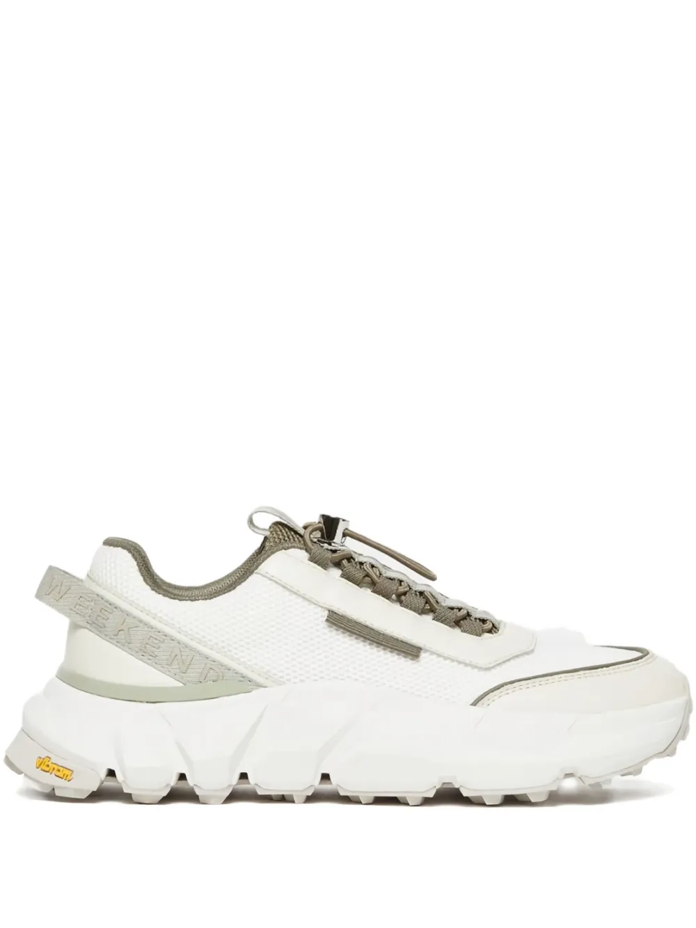 Weekend Max Mara zip-fastening mesh trainers | Neutrals | Image 1