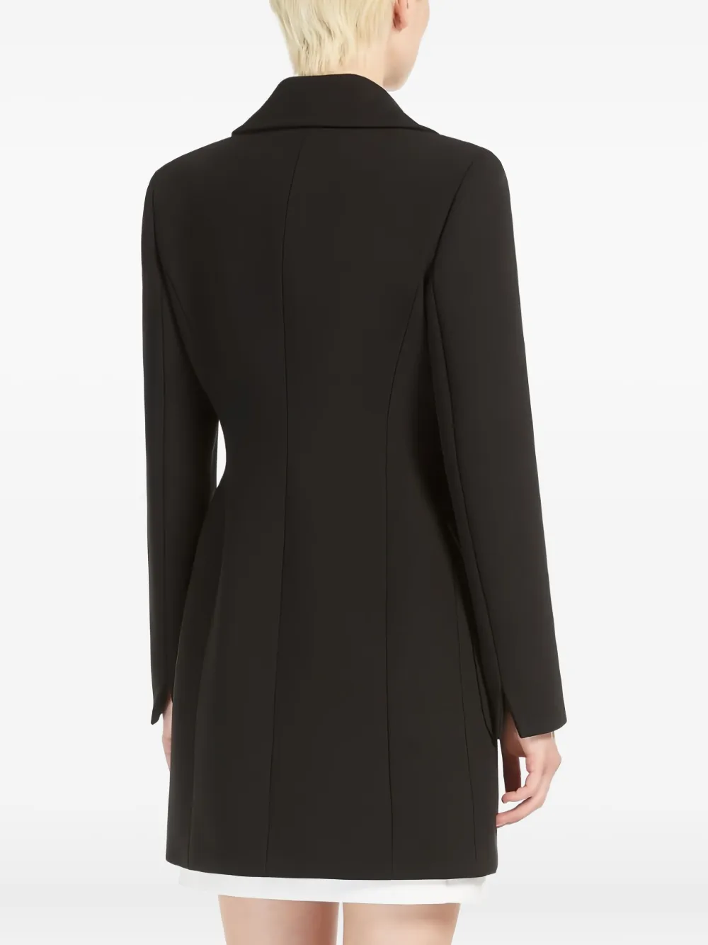 Max Mara Eloisa dubbele rij knopen jas Zwart