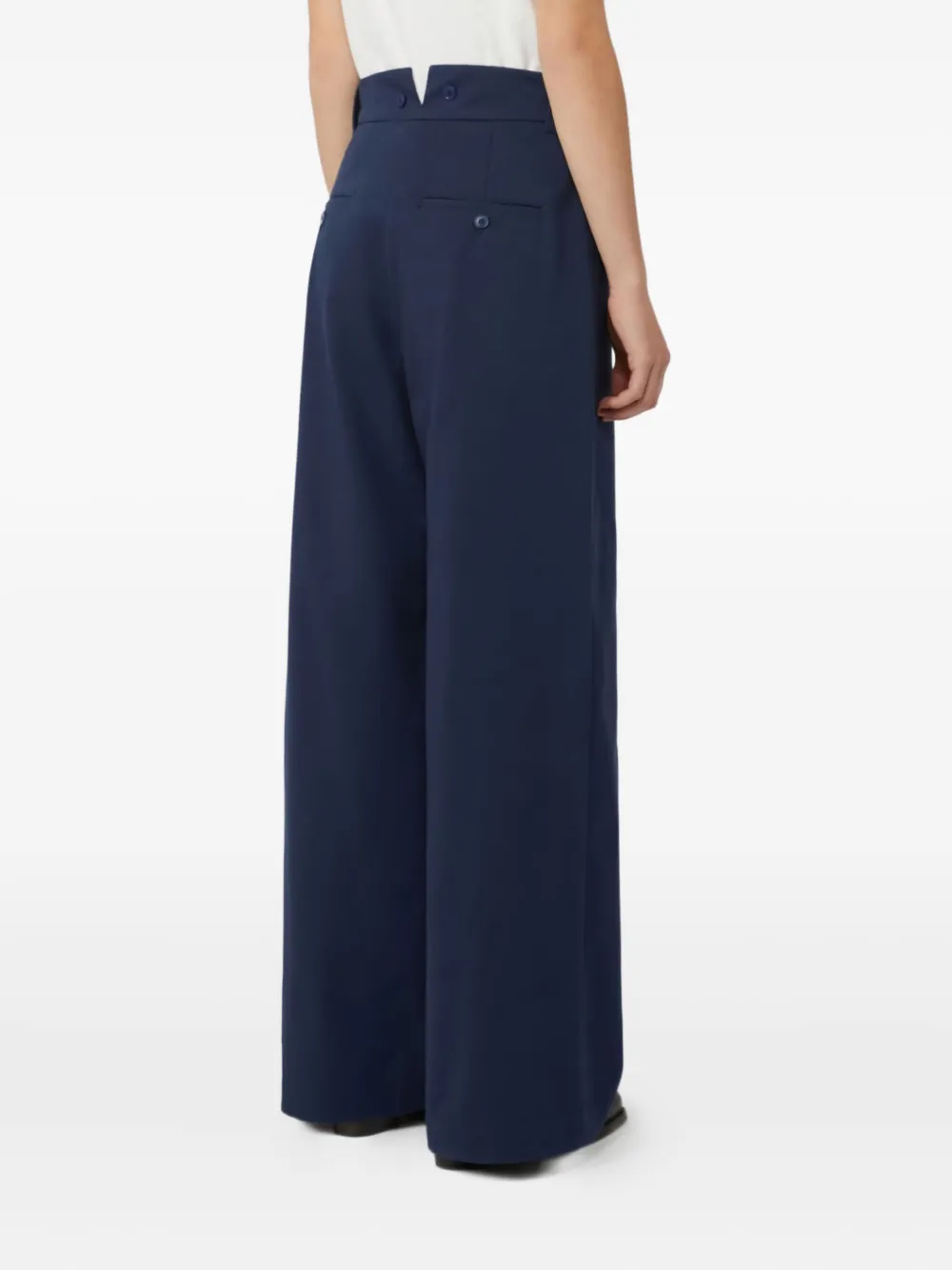Weekend Max Mara Broek met wijde pijpen Blauw