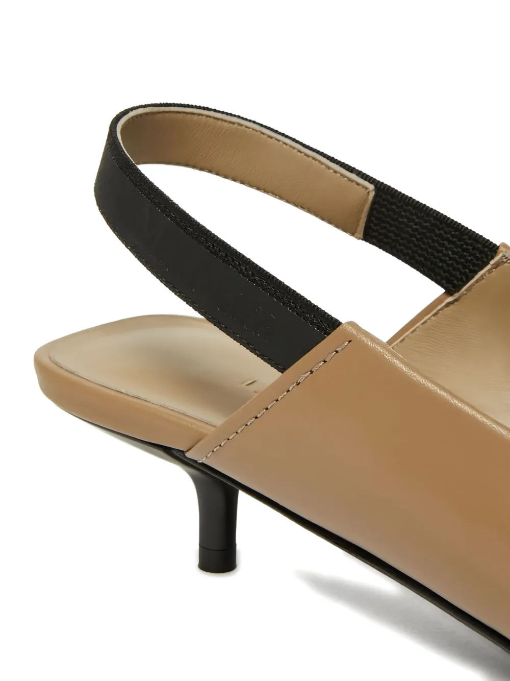 Max Mara 35mm Pointed-toe Kitten-heel Slingback Pumps