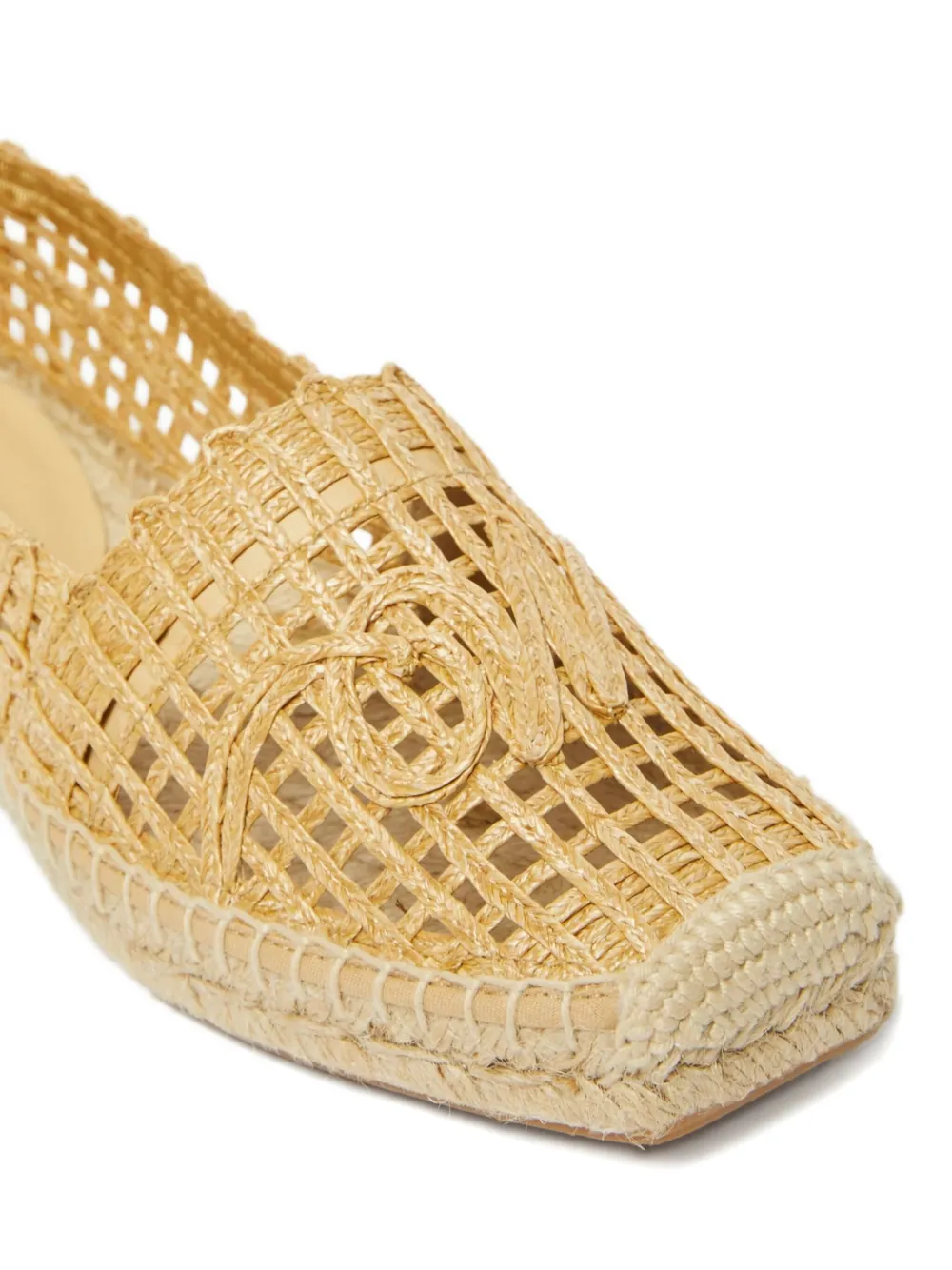 Weekend Max Mara woven espadrille flat Neutrals