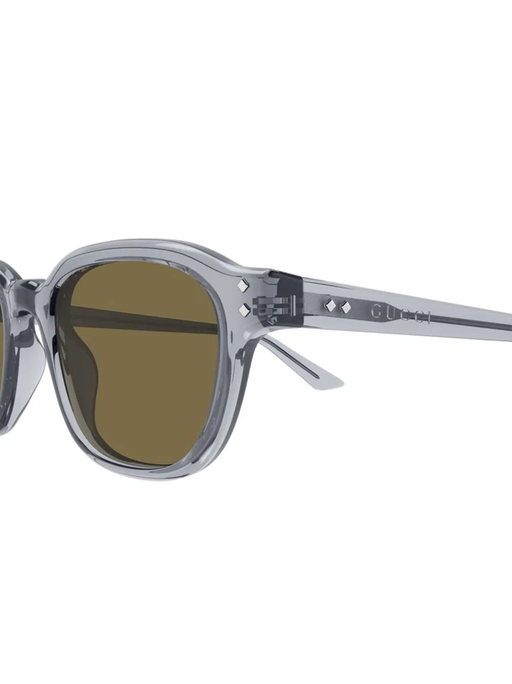 Gucci square-frame sunglasses Groen