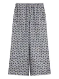 Weekend Max Mara silk wide-leg trousers - Blue