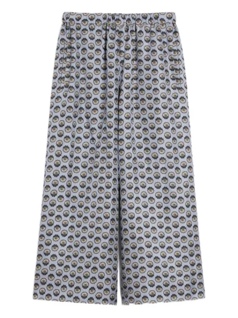 Weekend Max Mara silk wide-leg trousers