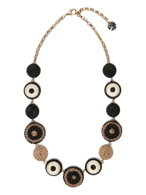 'S Max Mara crochet-knit necklace