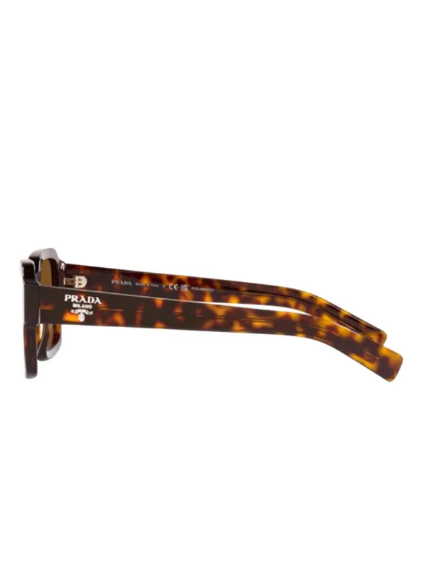 Prada Eyewear トータスシェル サングラス | ブラウン | FARFETCH JP