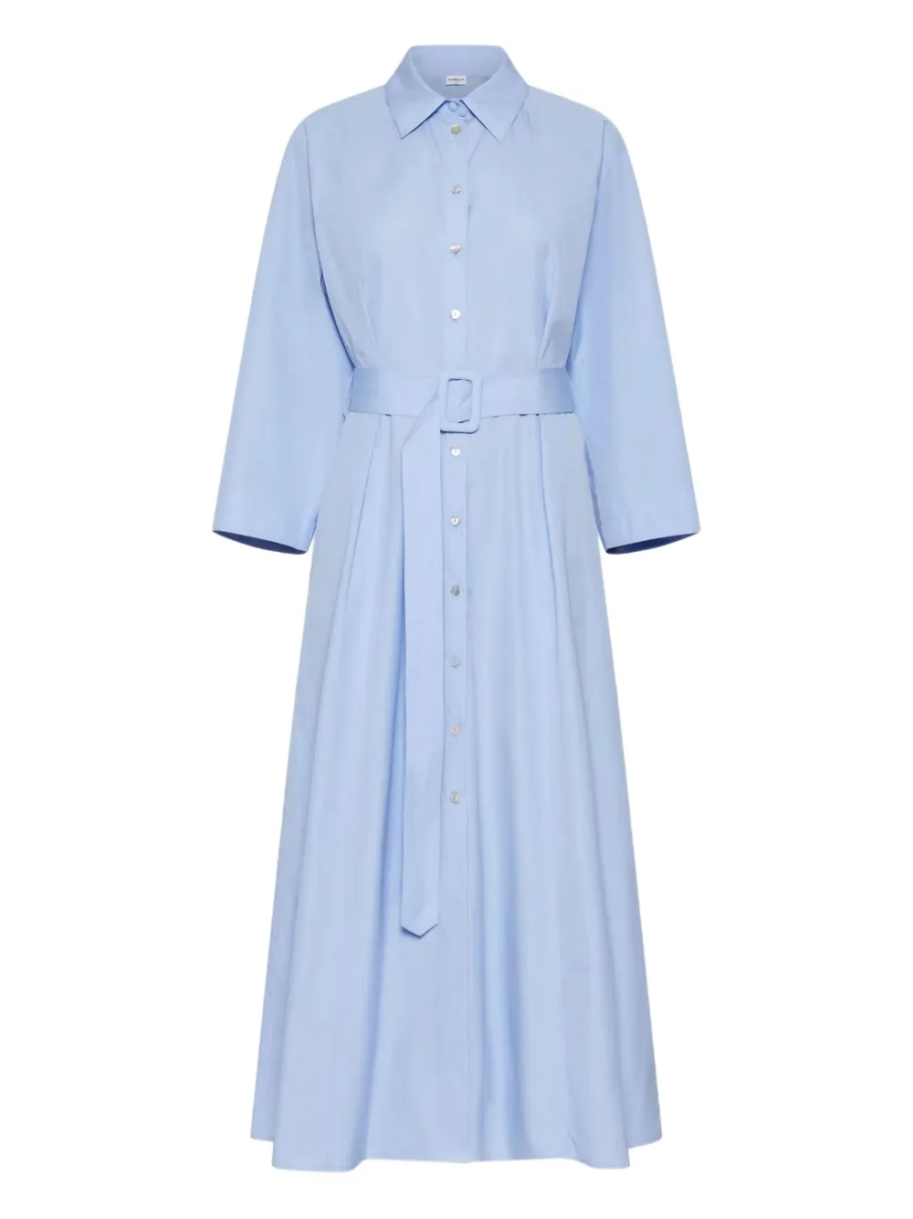 Marella Button-up blousejurk met ceintuur Blauw