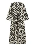 'S Max Mara geometric-print dress - Black