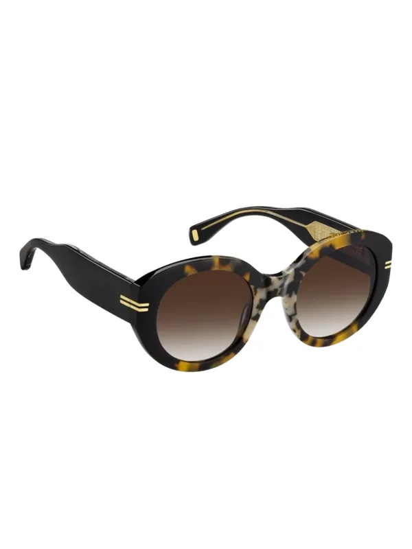 Marc Jacobs Tortoiseshell Round Sunglasses - Brown/Black Lenses MARC JACOBS MARC - Sunglasses - red havana/red - Zalando.co.uk main image 2