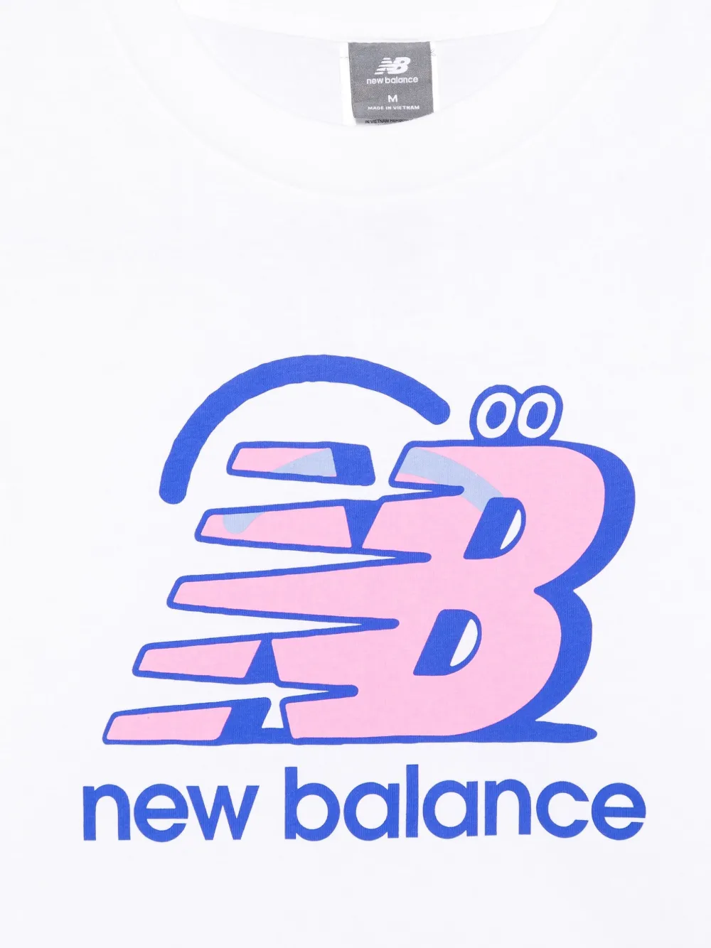 New Balance x Face Oka Smile T-shirt Wit