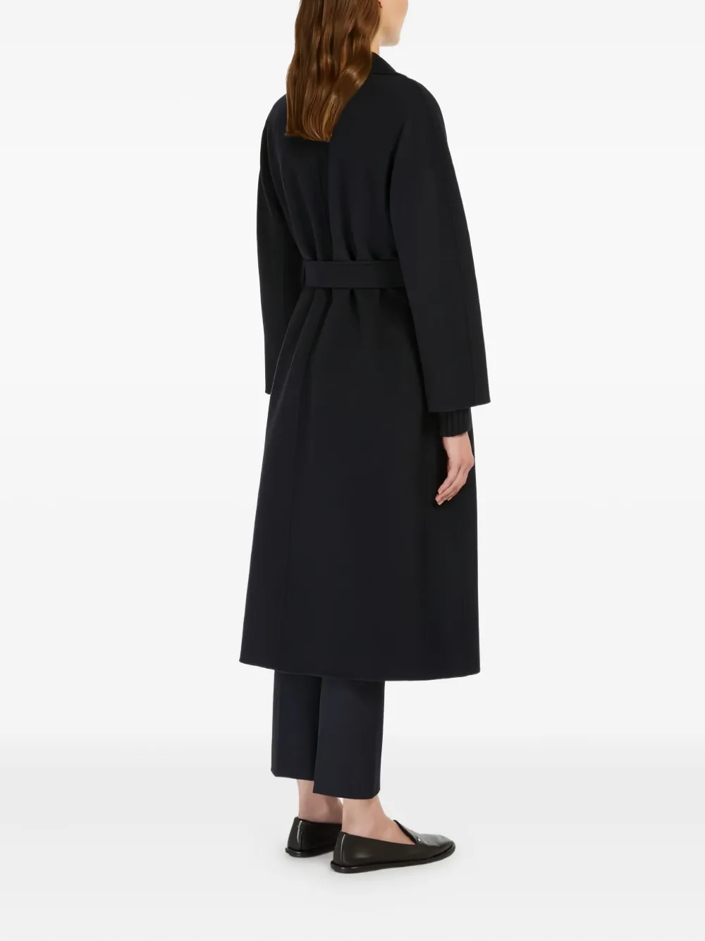 'S Max Mara Mantel met ceintuur Blauw