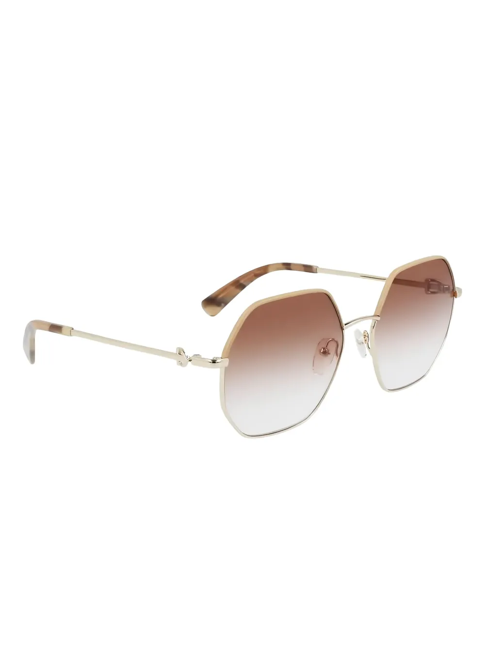 Longchamp geometric-frame sunglasses Goud