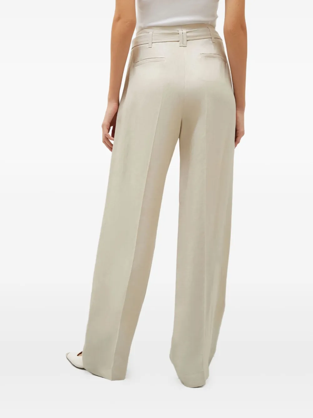 Marella High waist broek Beige