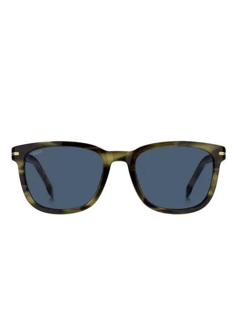 BOSS tortoiseshell-effect sunglasses
