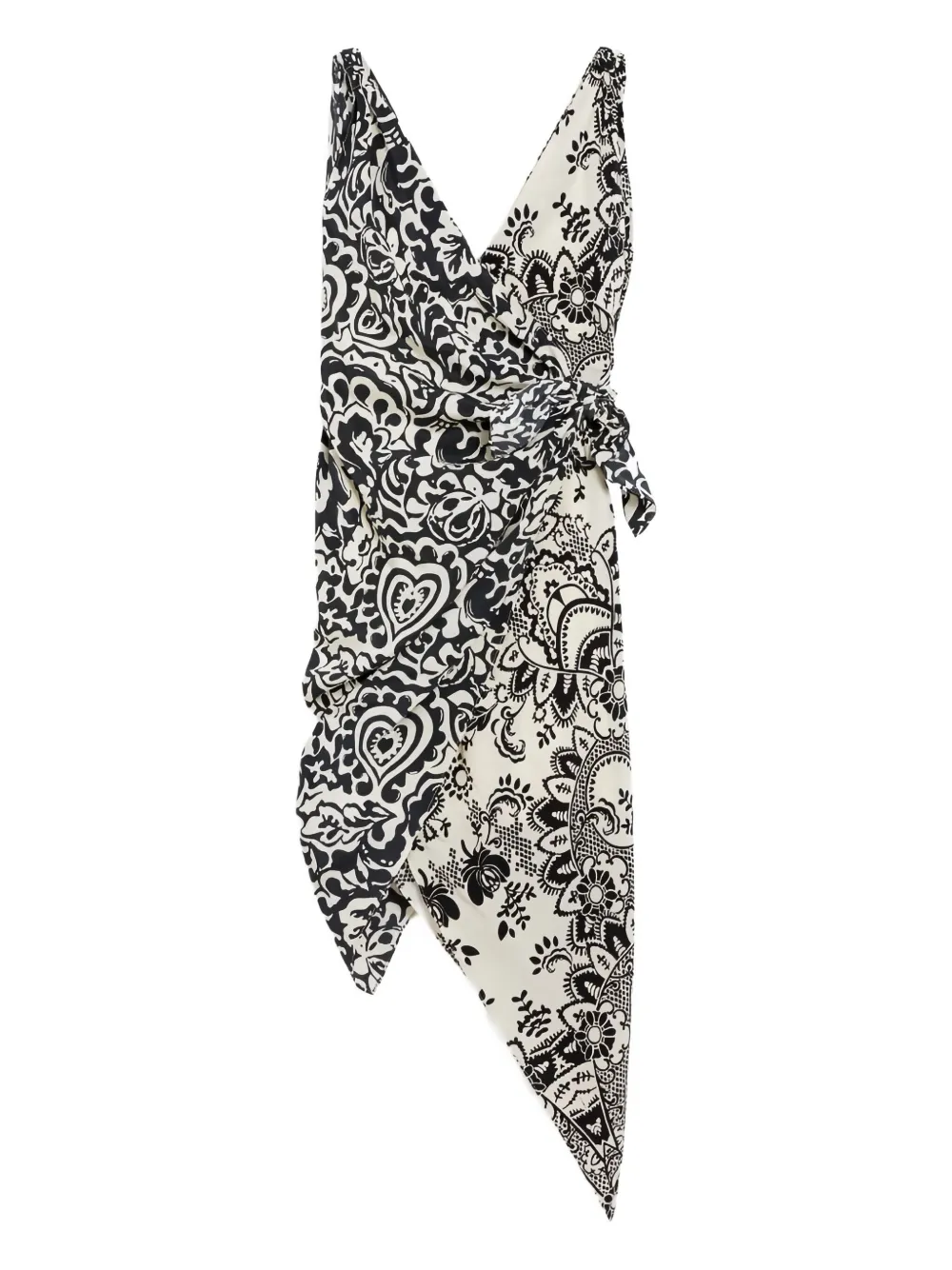 Weekend Max Mara Jurk met paisley-print Zwart