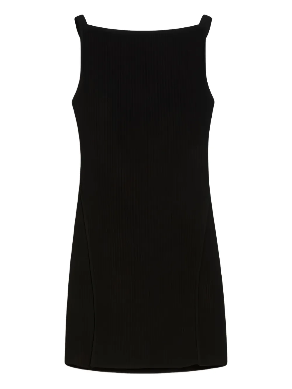 open-back mini dress