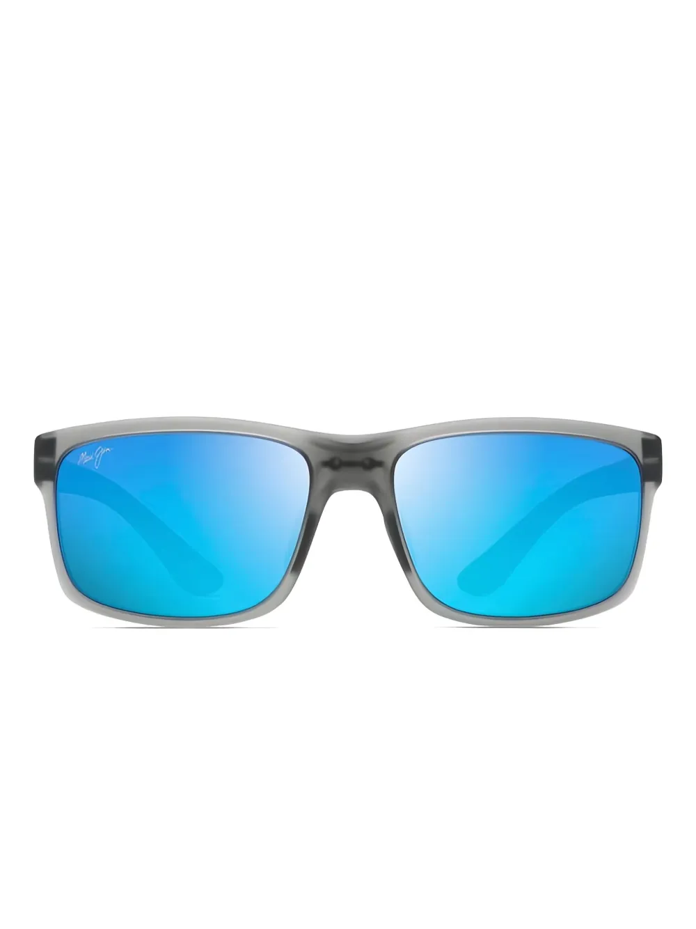 Maui Jim Pokowai polarised rectangular-frame sunglasses Grijs