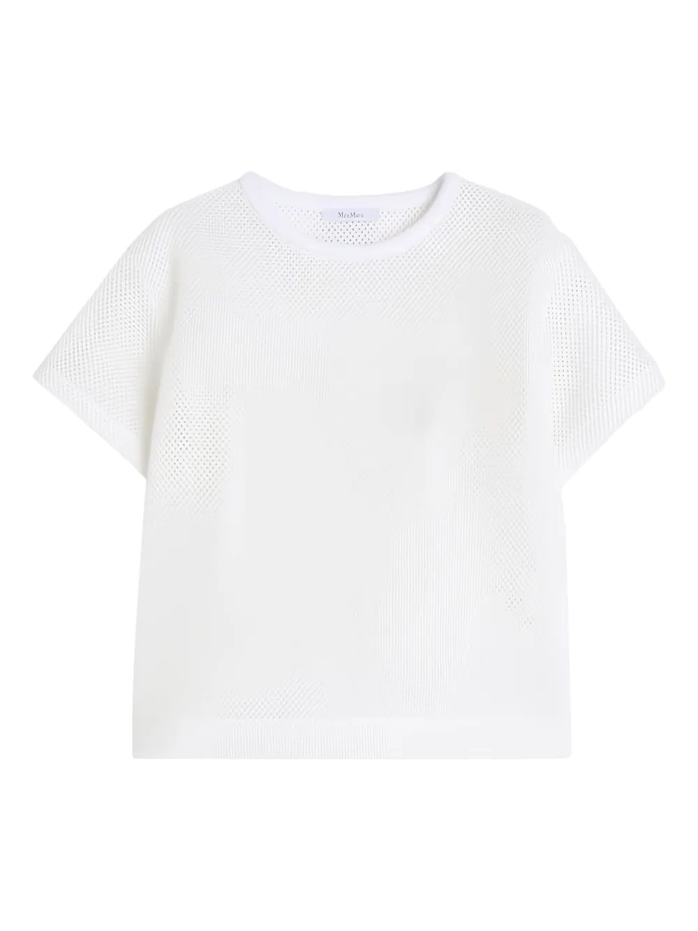 Max Mara mesh short-sleeved top | White | Image 1
