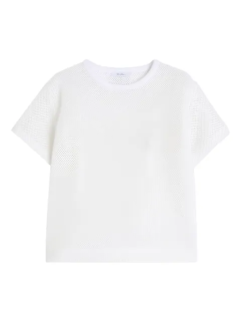 Max Mara mesh short-sleeved top