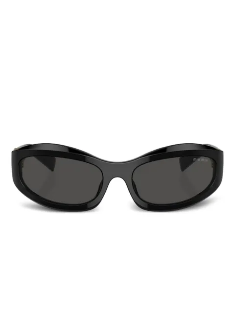 Miu Miu Eyewear logo-lettering sunglasses