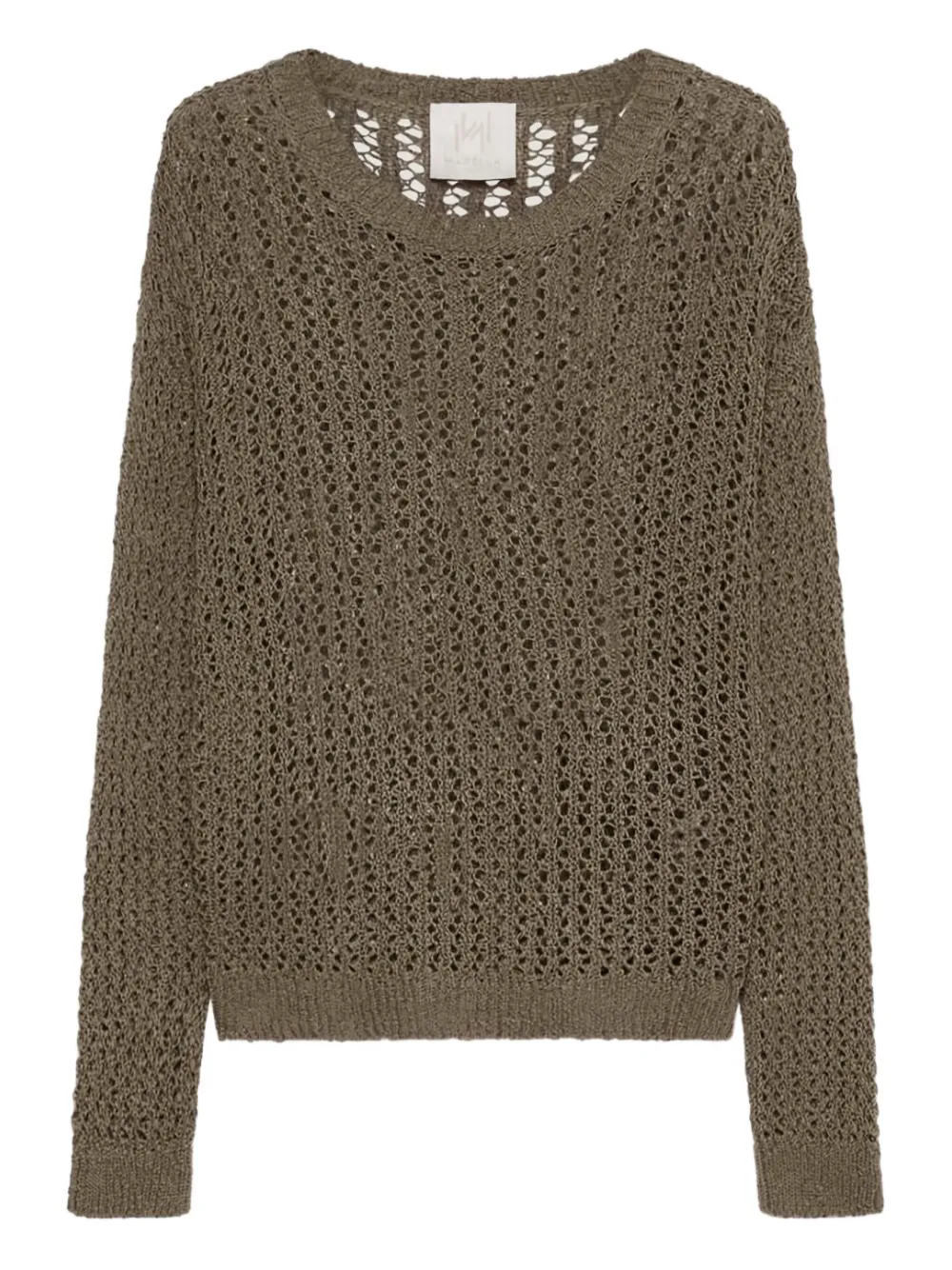 Marella Riva open-knit sweater | Green | Image 1