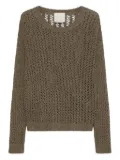 Marella Riva open-knit sweater - Green