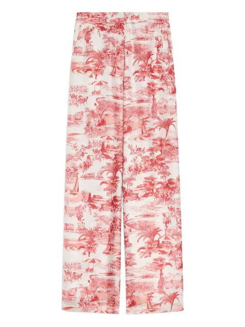 Max Mara graphic-print trousers