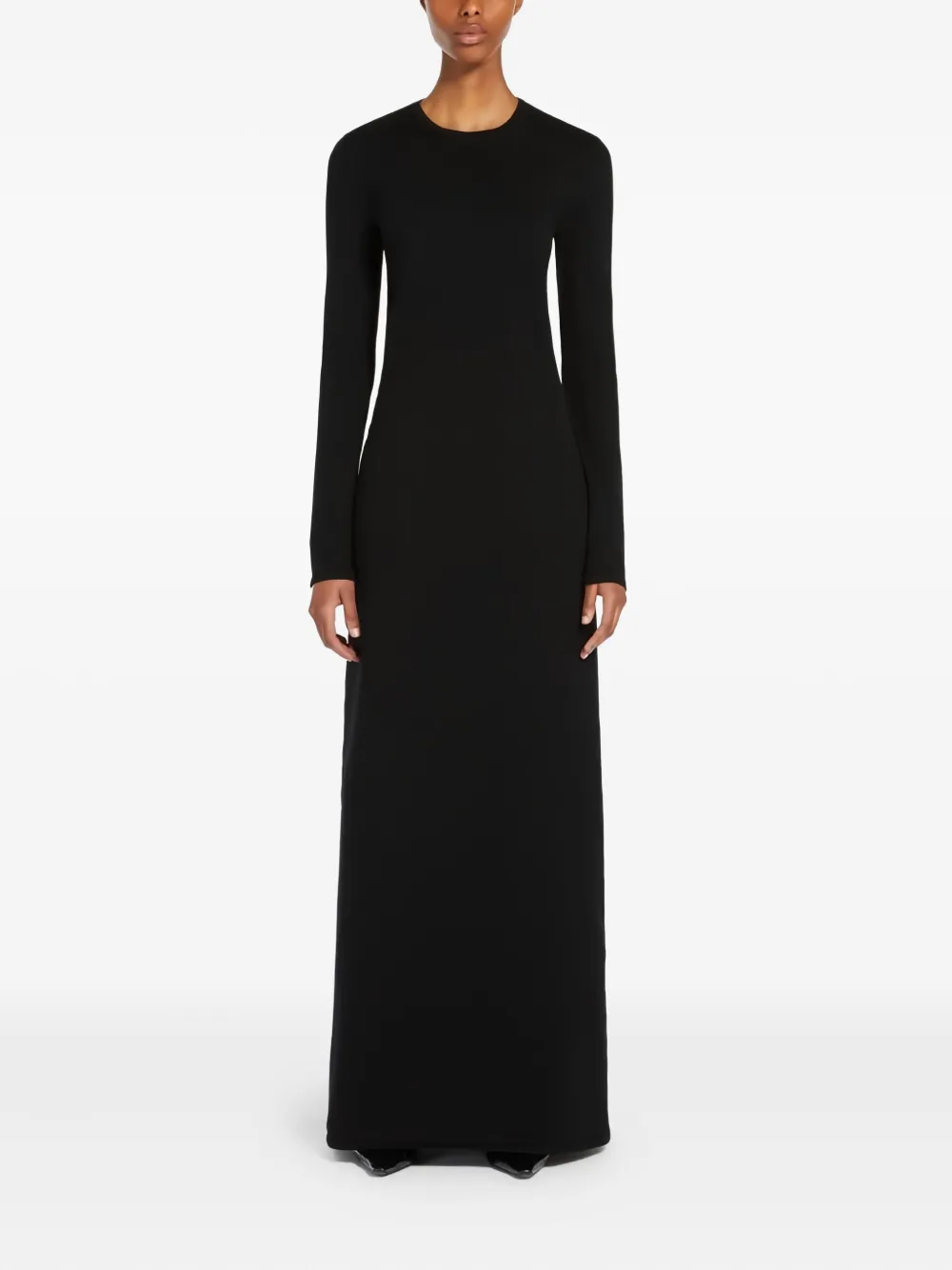 Max Mara Fumana maxi-jurk met uitgesneden details Zwart