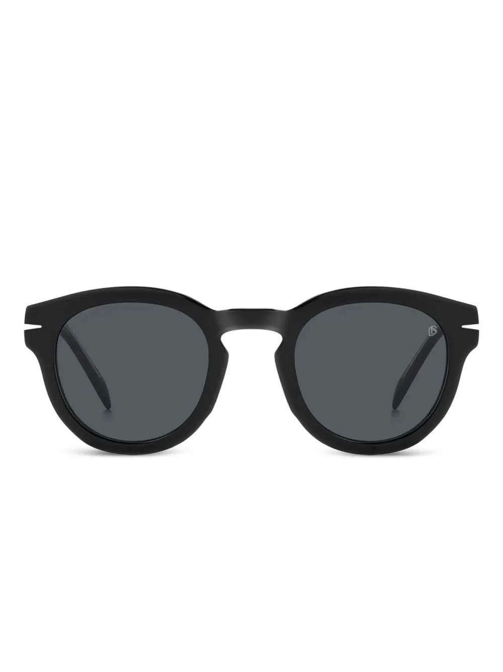 DAVID BECKHAM EYEWEAR Zonnebril met rond montuur Zwart
