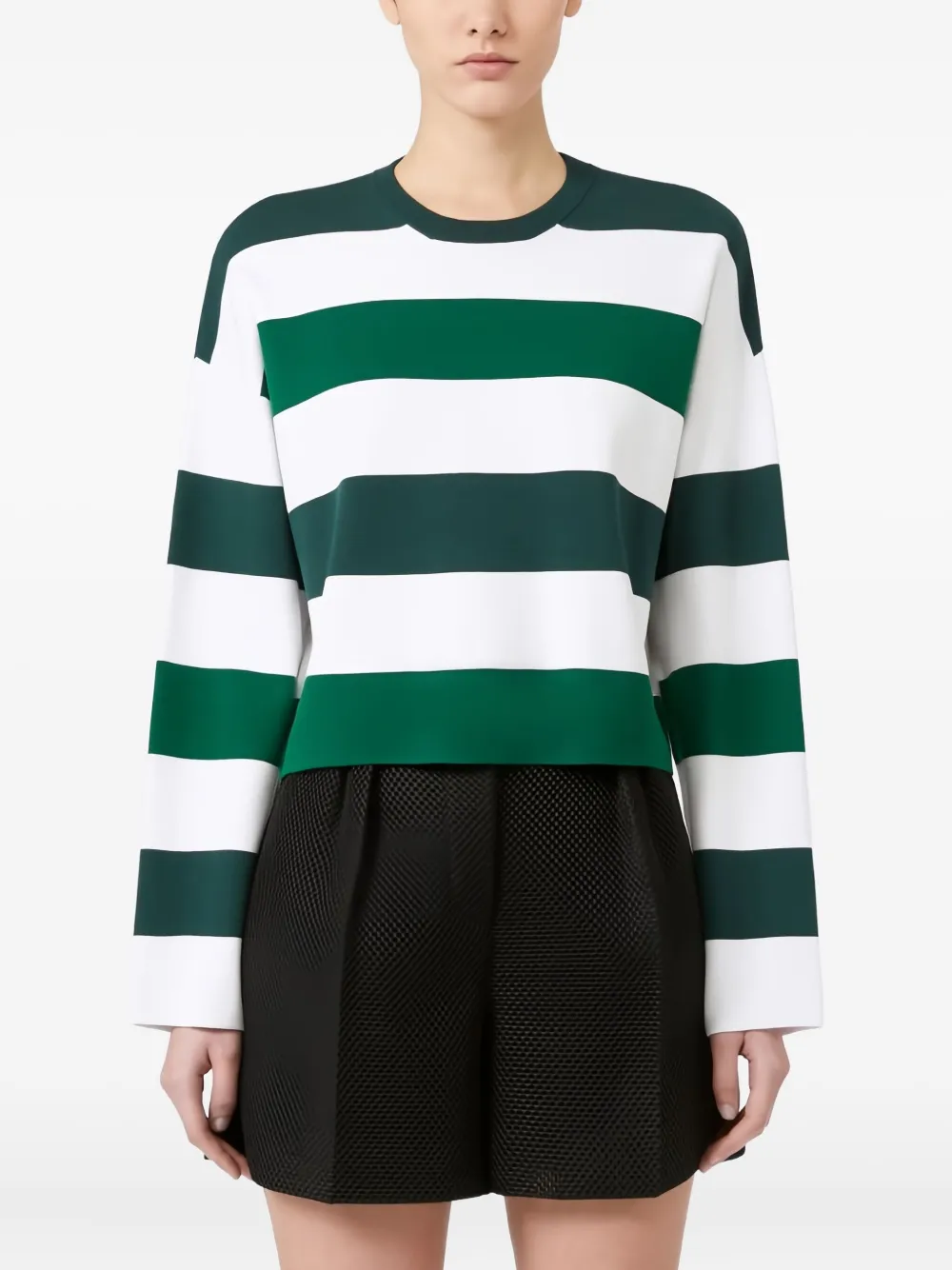 Max Mara Gestreepte trui Groen