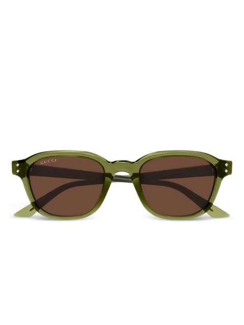 Gucci lentes de sol con armazón cuadrada