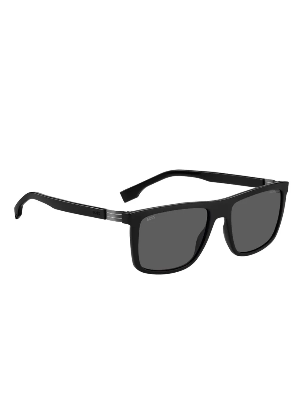 BOSS rectangle-frame sunglasses Zwart