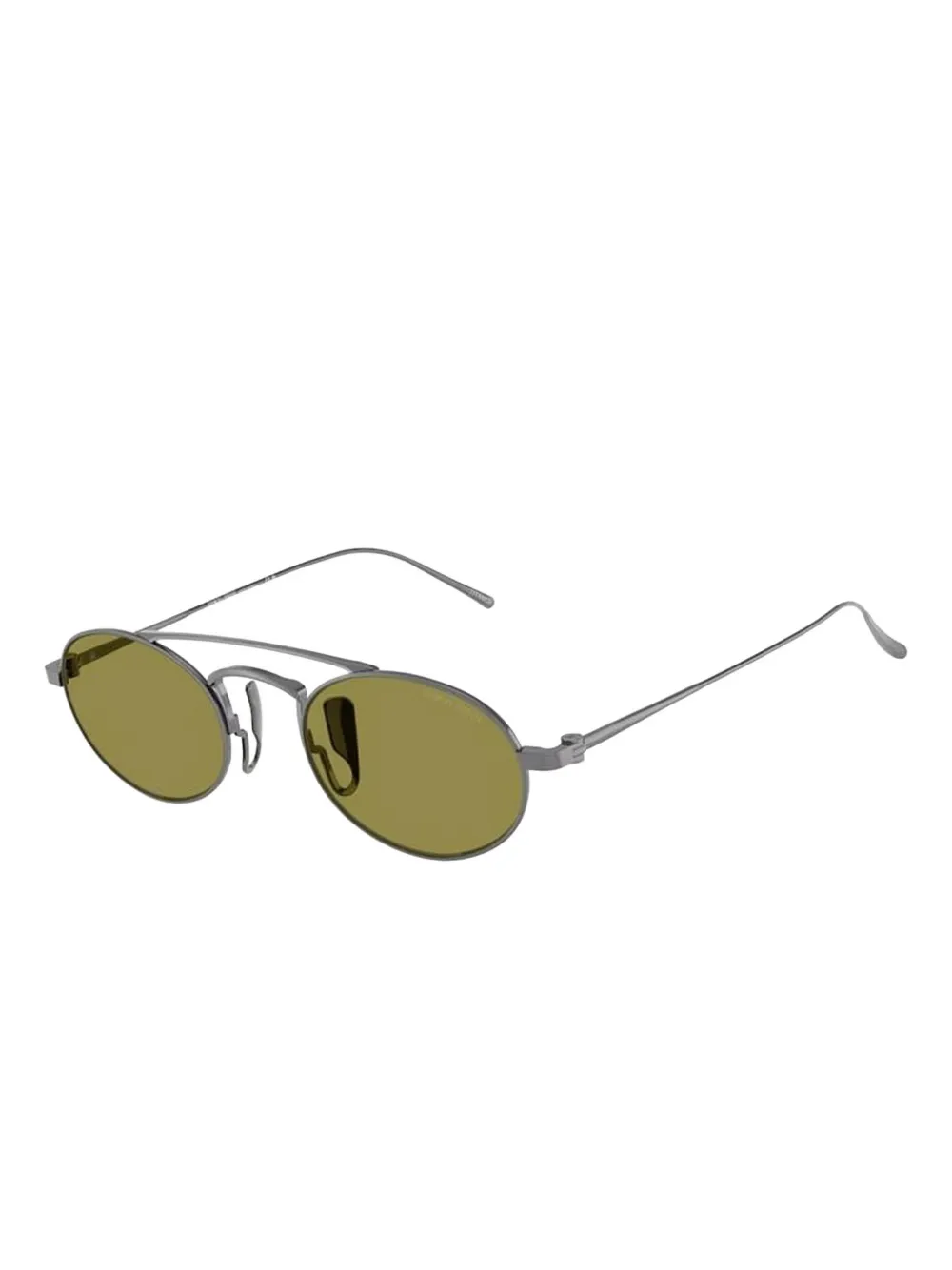 Giorgio Armani oval-frame sunglasses Zilver