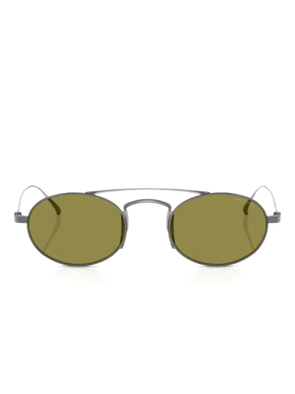 Giorgio Armani oval-frame sunglasses Zilver