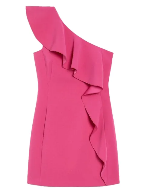 Max Mara one-shoulder ruffled dress