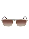 Lacoste square-frame gradient sunglasses - Gold
