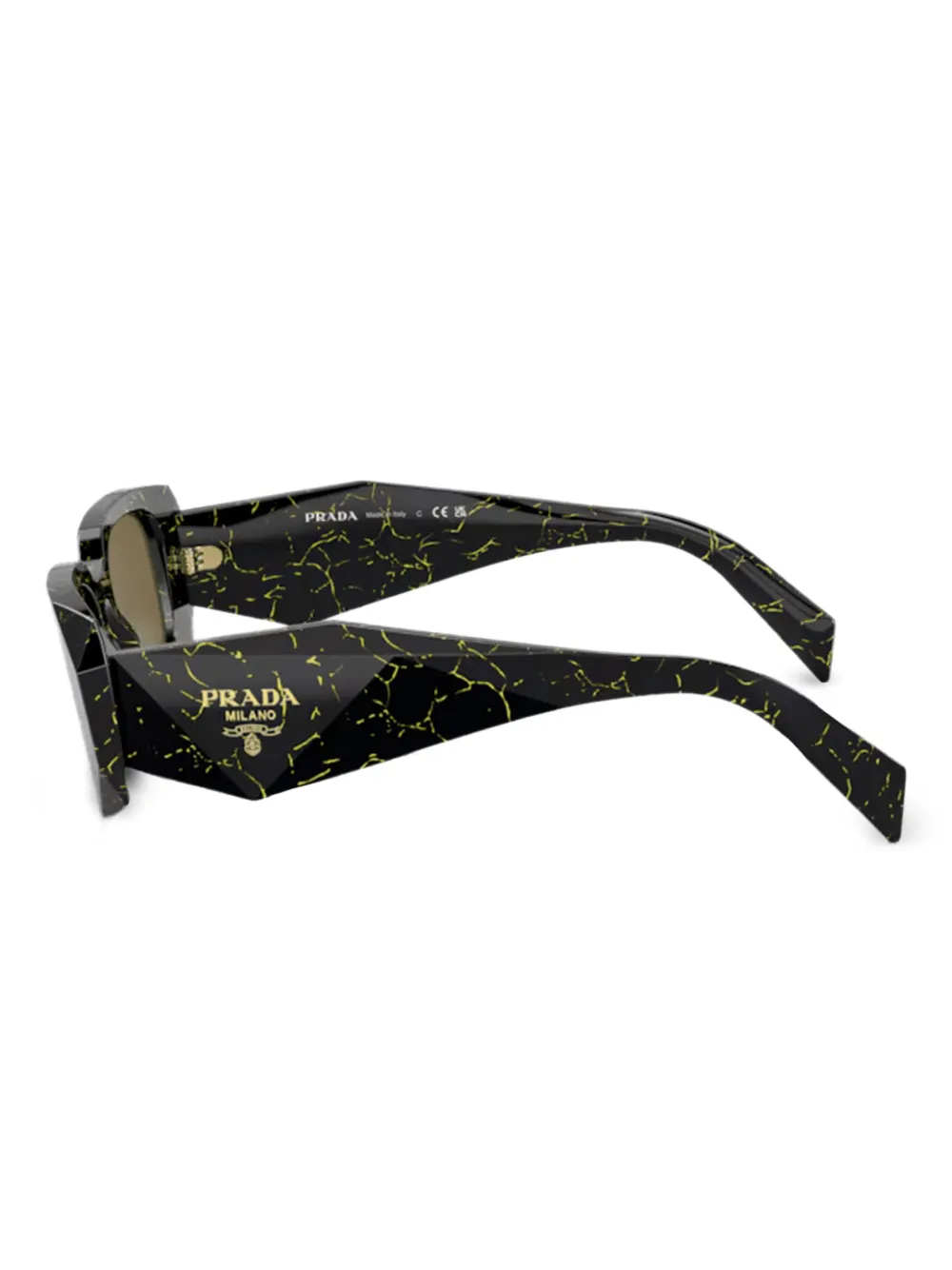 Prada Eyewear square-frame sunglasses - Zwart