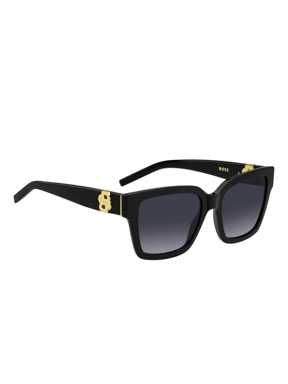 BOSS square-frame sunglasses Zwart