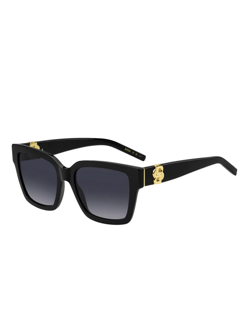 BOSS square-frame sunglasses Zwart
