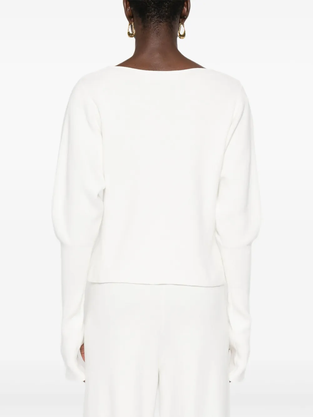 Aya Muse Off-shoulder top Wit